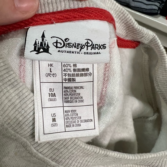 “Fading Mickey” 3/4 sleeve sweatshirt - Picture 4 of 5